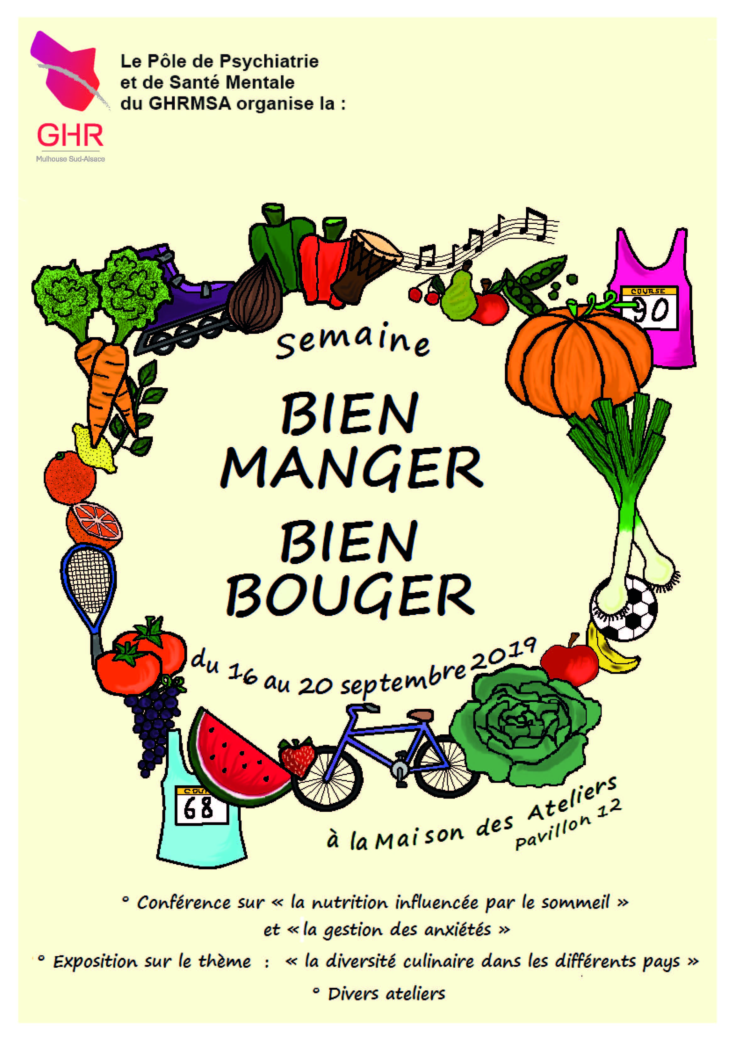 Semaine "Bien Manger, Bien Bouger" - GHR Mulhouse Sud Alsace